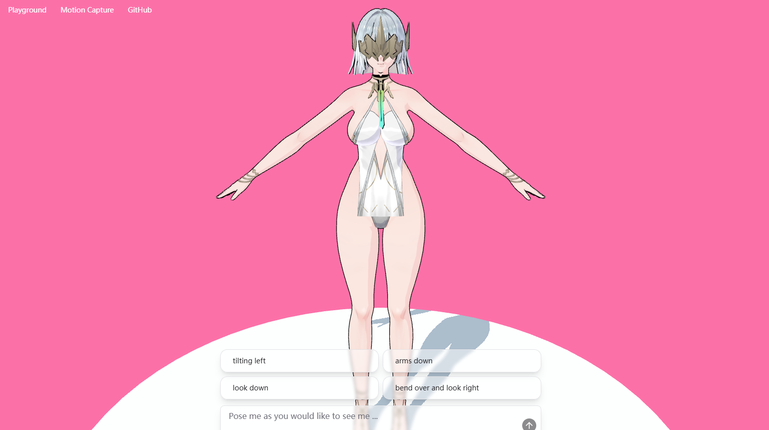 PoPo一款AI 驱动的 MMD 姿势生成器