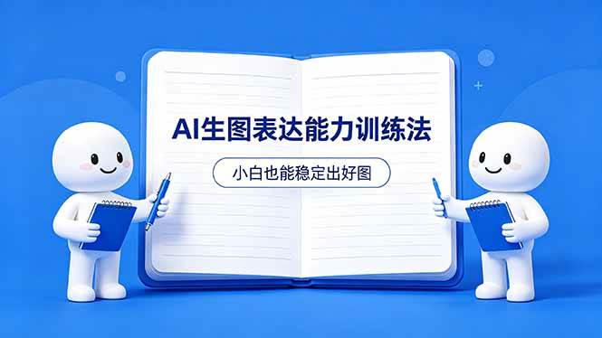 （18377期）AI生图不是做漂亮图，而是表达能力。这套方法让小白也能稳定出好图