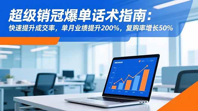 超级销冠爆单话术指南:快速提升成交率,单月业绩提升200%,复购率增长50%