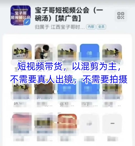 宝子哥头部团队短视频带货,以混剪为主,不需要真人出镜,不需要拍摄【更新11月】 宝子哥头部团队短视频带货,以混剪为主,不需要真人出镜,不需要拍摄【更新11月】
